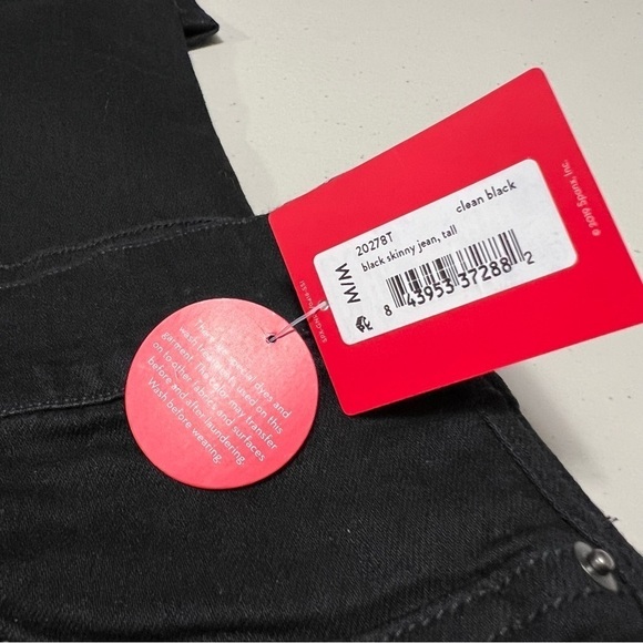 🆕 SPANX Clean Black Skinny Jeans Tall - Picture 8 of 13